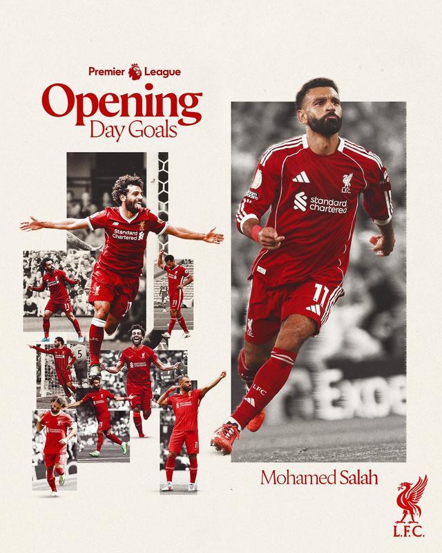 利物浦绝地反击，萨拉赫高开低走，场场必进